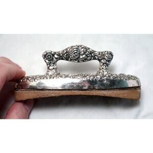 Antique Sterling Nail Buffer Stone Sterling Co